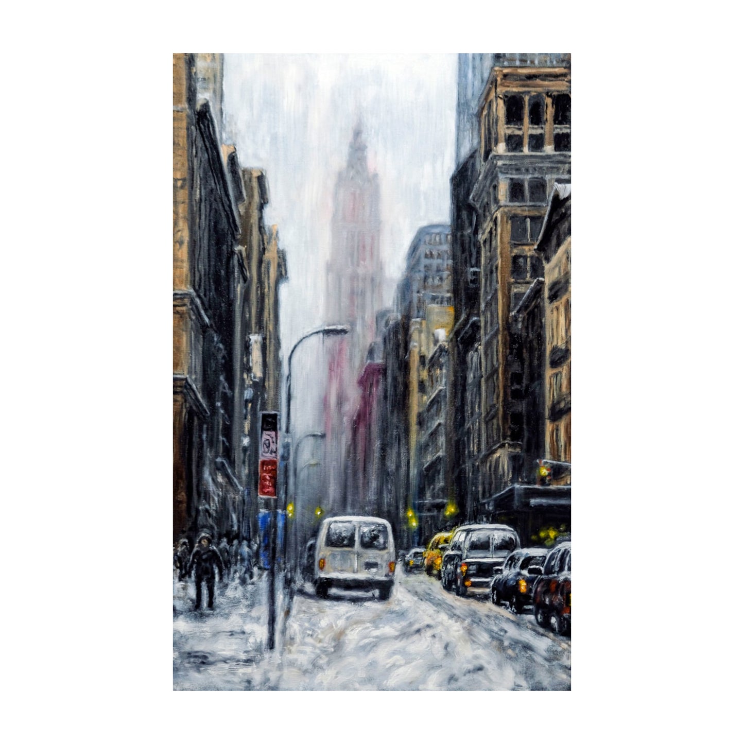 Snowy in Lower Manhattan