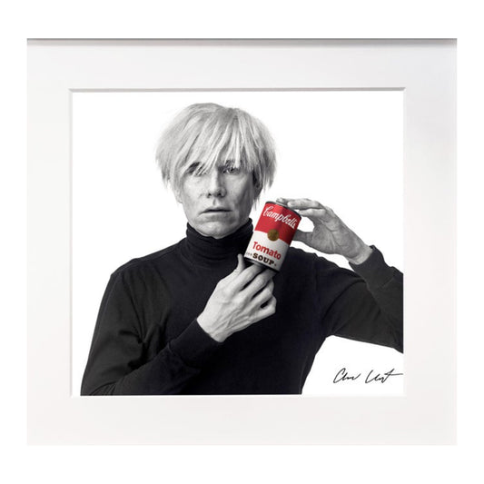 Andy Warhol with Red Campbell's Soup, 1985/2017